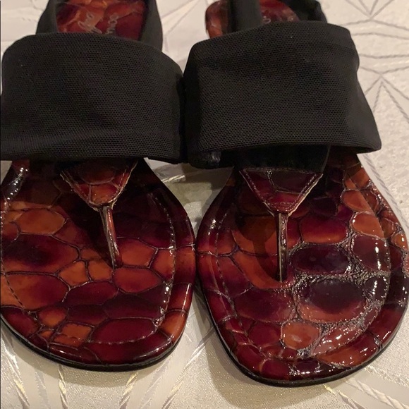 DONALD J PLENER WEDGE SANDALS - Picture 2 of 8